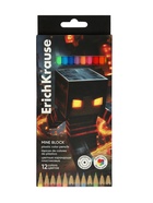 Карандаши 12 цветов, ErichKrause Mine Block, пластиковые, шестигранные - Фото 7