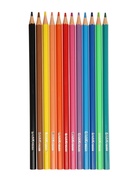 Карандаши 12 цветов, ErichKrause Mine Block, пластиковые, шестигранные - Фото 8