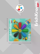 Восковые мелки 8 цв, ErichKrause Baby, блистер, европодвес - Фото 3