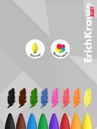 Восковые мелки 8 цв, ErichKrause Baby, блистер, европодвес - Фото 4