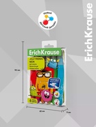 Гелевые мелки 6 цветов ErichKrause Jolly Friends Neon - Фото 3