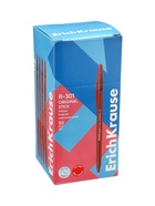 Ручка шариковая ErichKrause R=301 Stick Original, узел 1 мм, красная - Фото 12