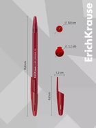 Ручка шариковая ErichKrause R=301 Stick Original, узел 1 мм, красная  (артикул 10998673)  большой выбор товаров оптом и в розницу по низким ценам с доставкой