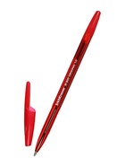 Ручка шариковая ErichKrause R=301 Stick Original, узел 1 мм, красная - Фото 9