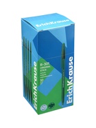 Ручка шариковая ErichKrause R=301 Stick Original, узел 1 мм, зеленая - Фото 12
