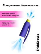 Набор ручек шариковых ErichKrause ErgoLine Grip Neon, SuperGlide, 2 штуки, узел 0.5 мм, синие чернила - Фото 7