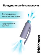 Набор ручек шариковых ErichKrause ErgoLine Grip Pastel, SuperGlide, 2 штуки, узел 0.5 мм, синие чернила - Фото 7