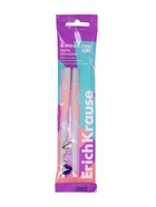 Набор ручек шариковых ErichKrause ErgoLine Grip Pastel, SuperGlide, 2 штуки, узел 0.5 мм, синие чернила - Фото 9
