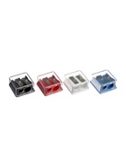 Точилка ErichKrause Base Duo Classic, с контейнером, МИКС - Фото 3