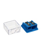Точилка ErichKrause Base Duo Classic, с контейнером, МИКС - Фото 4