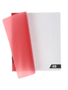 Тетрадь 48 листов в клетку, ErichKrause CoverPro Reef matt, пластиковая обложка, коралловый (5 шт) - фото 809615276