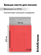 Тетрадь 48 листов в клетку, ErichKrause CoverPro Reef matt, пластиковая обложка, коралловый  (артикул 10998699)  большой выбор товаров оптом и в розницу по низким ценам с доставкой