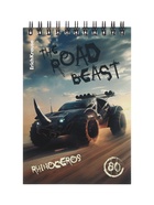 Блокнот А6 ErichKrause Road Beast, 80 листов в клетку, МИКС (4 шт) - фото 809615307