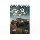 Блокнот А6 ErichKrause Road Beast, 80 листов в клетку, МИКС - Фото 5