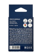 Восковые мелки 8 цветов, ErichKrause Kids Space Animals, трёхгранные - Фото 12