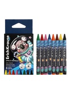 Восковые мелки 8 цветов, ErichKrause Kids Space Animals, трёхгранные - Фото 6