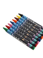 Восковые мелки 8 цветов, ErichKrause Kids Space Animals, трёхгранные - Фото 10