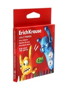 Восковые мелки 8 цветов, ErichKrause Jolly Friends, круглые 10998715