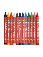 Восковые мелки 8 цветов, ErichKrause Jolly Friends, круглые 10998715