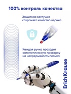 Набор ручек шариковых ErichKrause U-109 Stick Grip, Ultra Glide, 8 штук, узел 1 мм, синий - Фото 4