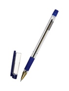 Ручка шариковая ErichKrause ULTRA-30 Gold Stick Grip, Super Glide, узел 0.7 мм, синяя (50 шт) - фото 809615475