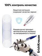 Набор ручек шариковых автоматических ErichKrause R-301 Matic, 8 штук, узел 1 мм, синие - Фото 5