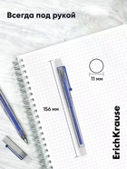 Ручка гелевая ErichKrause Crystal Stick, узел 0.5, чернила синие  (артикул 10999345)  большой выбор товаров оптом и в розницу по низким ценам с доставкой