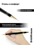 Карандаш механический 0.5 мм ErichKrause Black Pointer Gold HB - Фото 2
