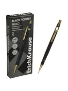 Карандаш механический 0.5 мм ErichKrause Black Pointer Gold HB - Фото 9