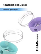 Точилка ErichKrause Universe Plus Pastel, 1 отверстие, с контейнером, МИКС  (артикул 10999353)  большой выбор товаров оптом и в розницу по низким ценам с доставкой