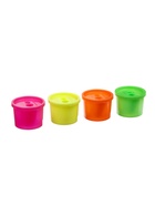Точилка ErichKrause Cylinder Duo Neon, 2 отверстия, с контейнером, МИКС 10999362