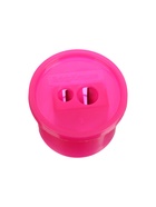 Точилка ErichKrause Cylinder Duo Neon, 2 отверстия, с контейнером, МИКС 10999362