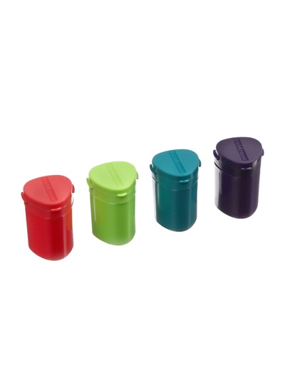 Точилка ErichKrause ClickUp Mini Reef, 1 отверстие, с контейнером, МИКС