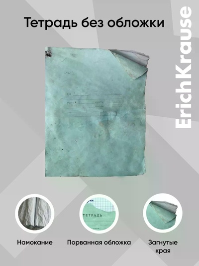 Набор пластиковых обложек для тетрадей ErichKrause Magic Pet, 212×347 мм, 80 мкм, МИКС