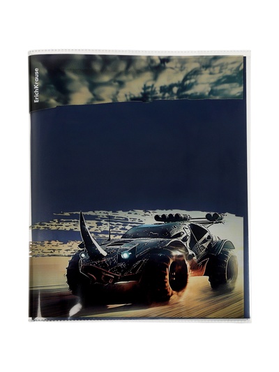 Набор пластиковых обложек для тетрадей ErichKrause Road Beast, 212×347 мм, 80 мкм, МИКС