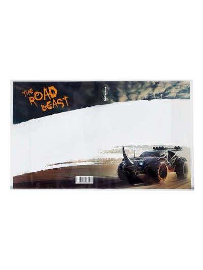 Набор пластиковых обложек для тетрадей ErichKrause Road Beast, 212×347 мм, 80 мкм, МИКС