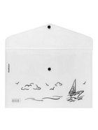 Папка-конверт А4 ErichKrause Clear Transport, на кнопке, МИКС - Фото 3