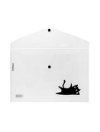 Папка-конверт А4, ErichKrause Clear Cat, на кнопке, МИКС - Фото 3
