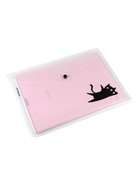 Папка-конверт А4, ErichKrause Clear Cat, на кнопке, МИКС - Фото 8