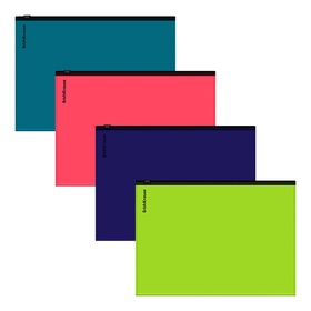 Zip-пакет пластиковый ErichKrause Matt Reef A5+, непрозрачный, МИКС  (артикул 10999388)  большой выбор товаров оптом и в розницу по низким ценам с доставкой