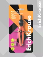 Готовальня ErichKrause Accent, 2 предмета, оранжевый 10999418