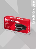 Степлер №10 15 л ErichKrause Clippy Classic, чёрный  (артикул 10999424)  большой выбор товаров оптом и в розницу по низким ценам с доставкой