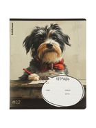 Тетрадь 12 листов в клетку ErichKrause Funny Friends, обложка мелованный картон, МИКС 10999428