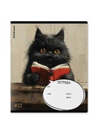 Тетрадь 12 листов в клетку ErichKrause Funny Friends, обложка мелованный картон, МИКС  (артикул 10999428)  большой выбор товаров оптом и в розницу по низким ценам с доставкой