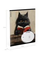 Тетрадь 12 листов в клетку ErichKrause Funny Friends, обложка мелованный картон, МИКС  (артикул 10999428)  большой выбор товаров оптом и в розницу по низким ценам с доставкой