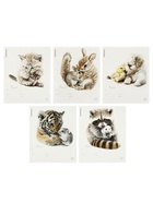 Тетрадь 12 листов в клетку ErichKrause Little Cuties, 60 г/м², обложка мелованный картон, МИКС 10999431