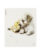 Тетрадь 12 листов в клетку ErichKrause Little Cuties, 60 г/м², обложка мелованный картон, МИКС 10999431