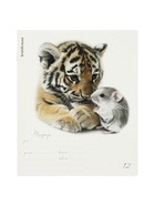Тетрадь 12 листов в клетку ErichKrause Little Cuties, 60 г/м², обложка мелованный картон, МИКС 10999431