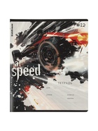 Тетрадь 12 листов в клетку ErichKrause Big Wheels, 60 г/м², обложка мелованный картон, МИКС 10999432