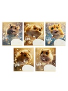 Тетрадь 12 листов в клетку ErichKrause Fluffy, 60 г/м², обложка мелованный картон, МИКС 10999433